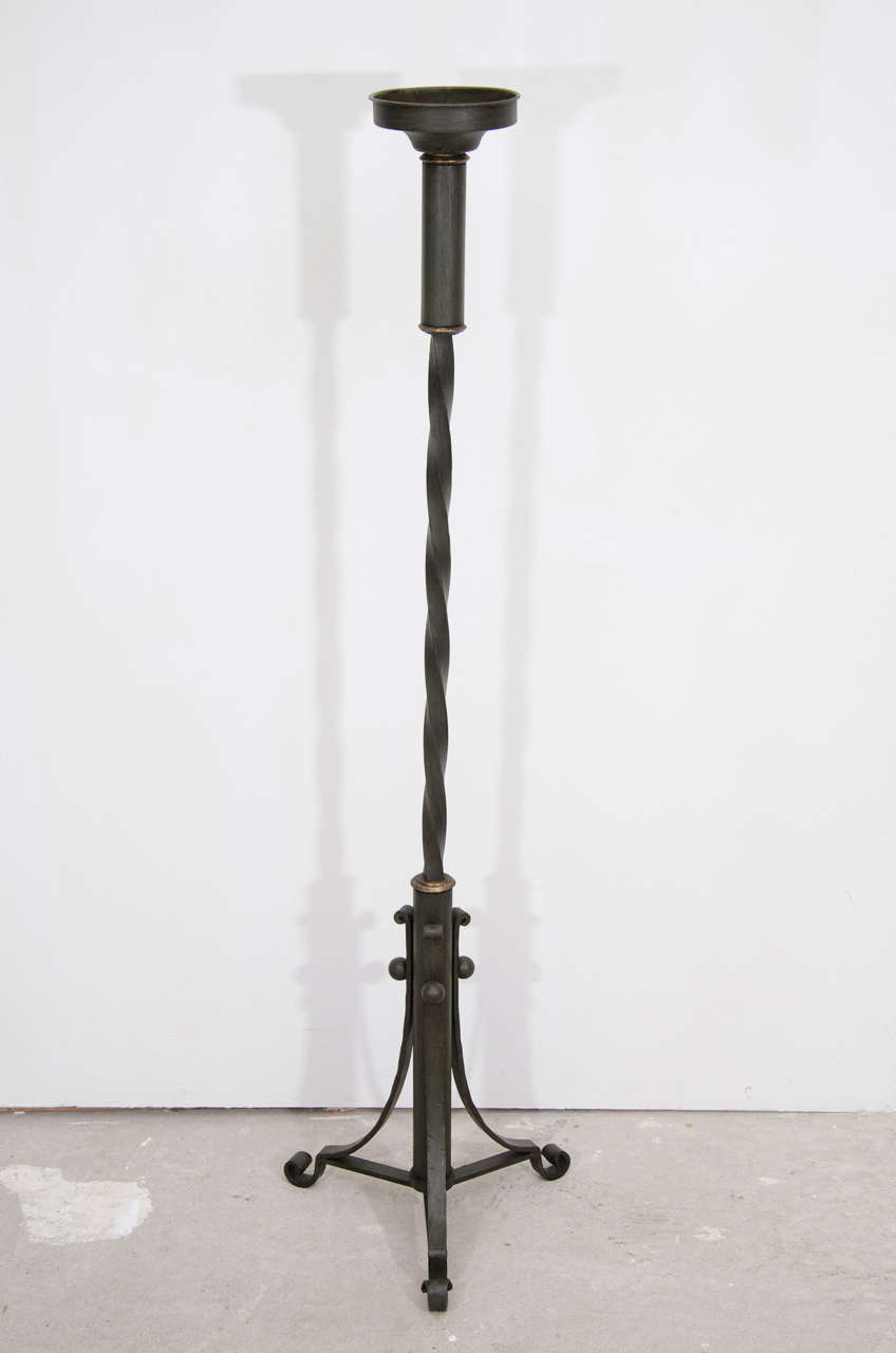 Italian Wrought Iron Torchere