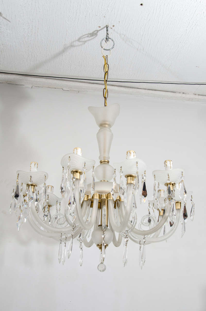 Beautiful 1940's Murano Glass Chandelier
