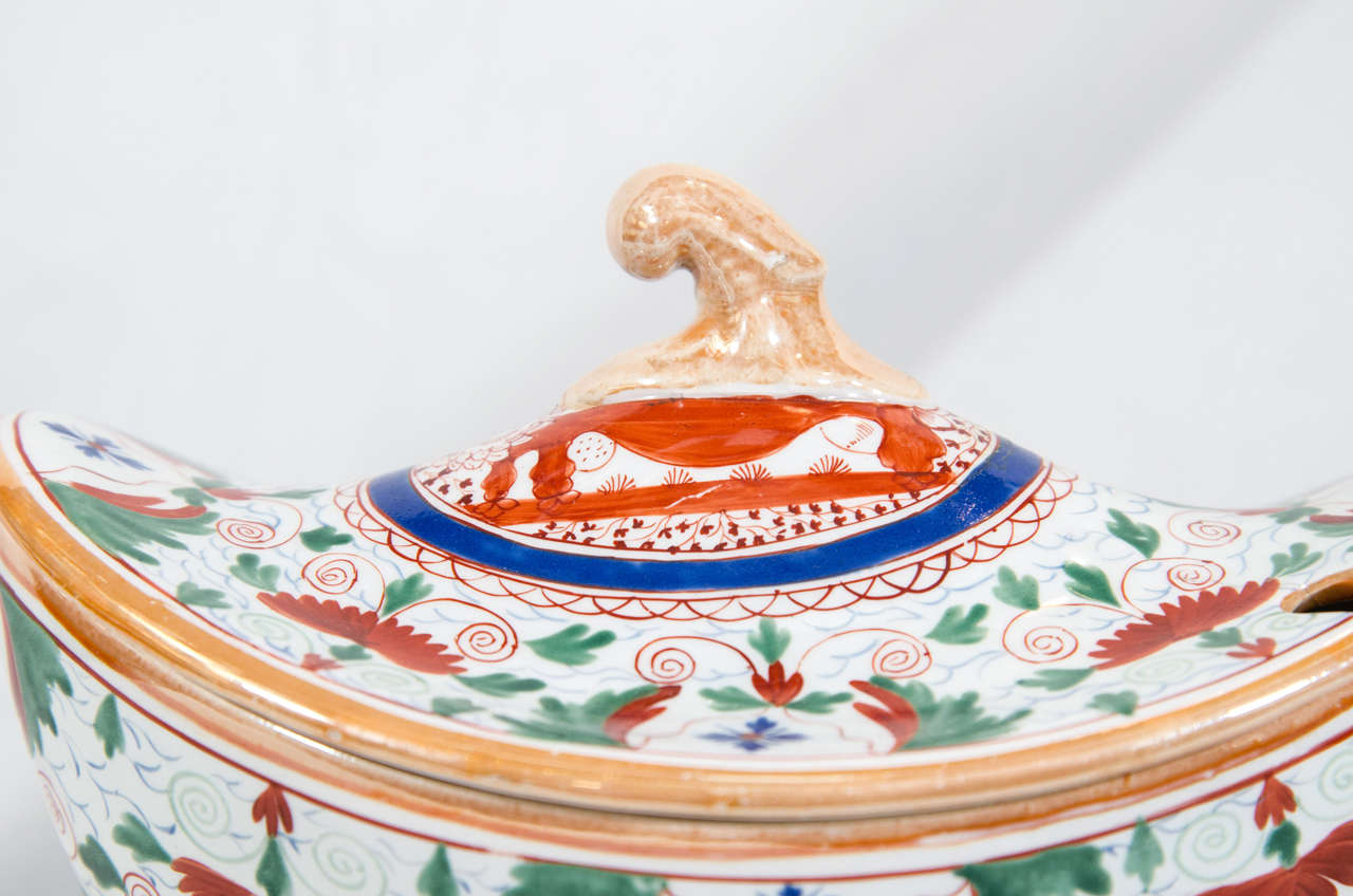 Neoclassical A Pair of Early 19th Century  Minton Small Tureens
