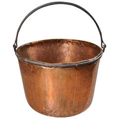 Large 19th Century Copper Kettle