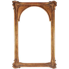 Art Nouveau Era Rococo Revival Gilt Frame
