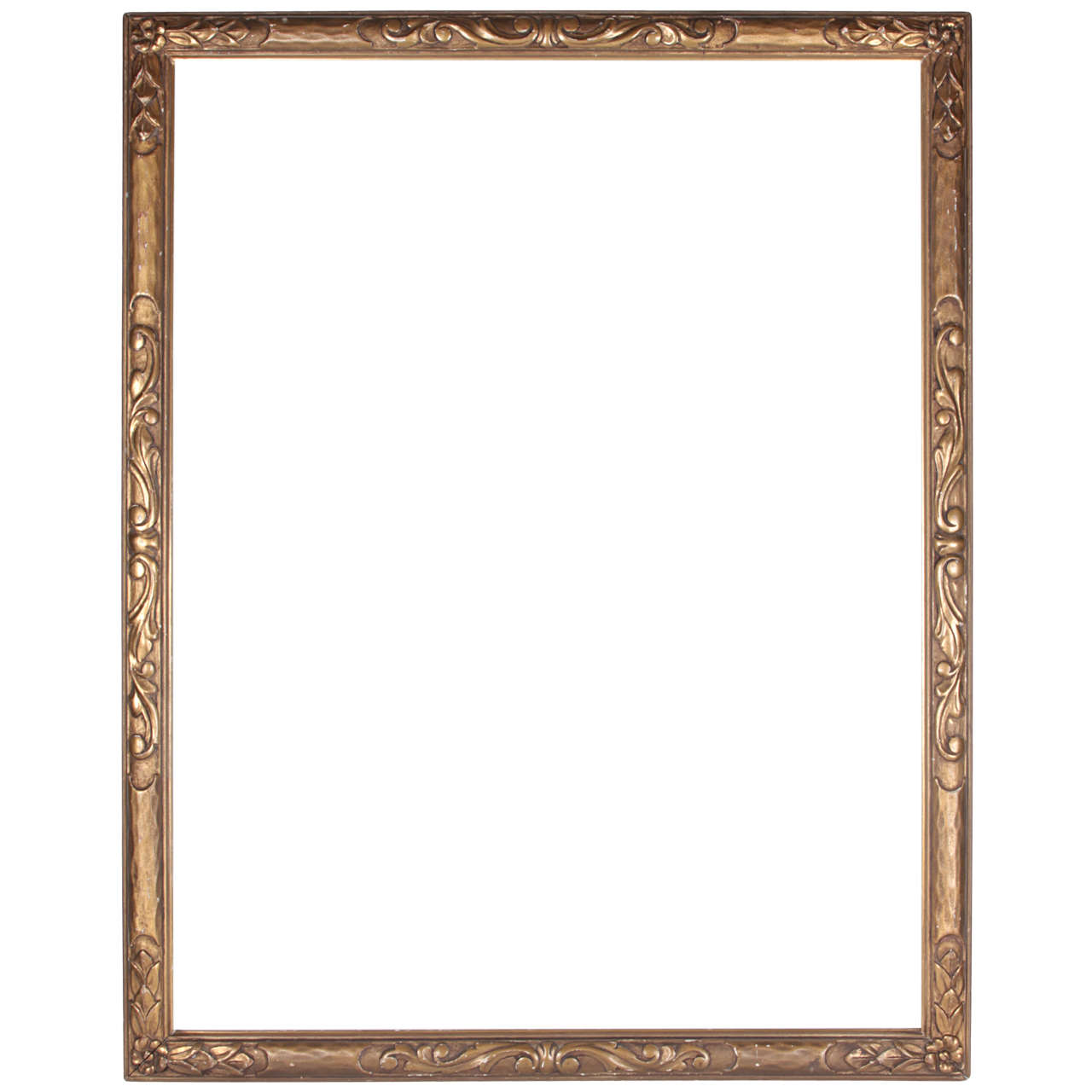 Carved and Gilded Arts & Crafts Era Frame, by Foster Bros. For Sale