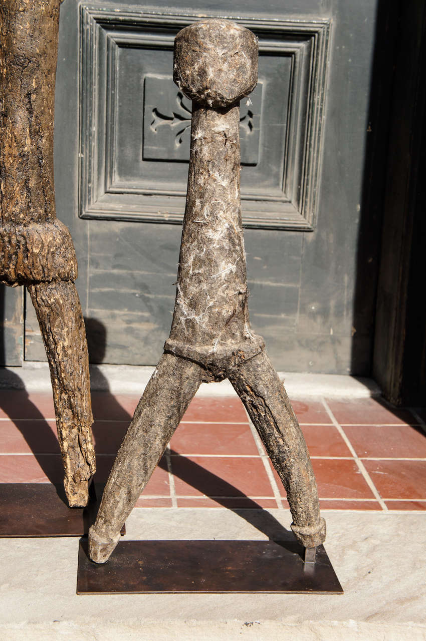 Sammlung von  Dagari-Spiritus-Figuren aus Burkina Faso (Holz) im Angebot