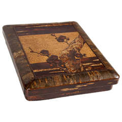 A Fine Late 19th Century Japanese Wood & Lacquer Box