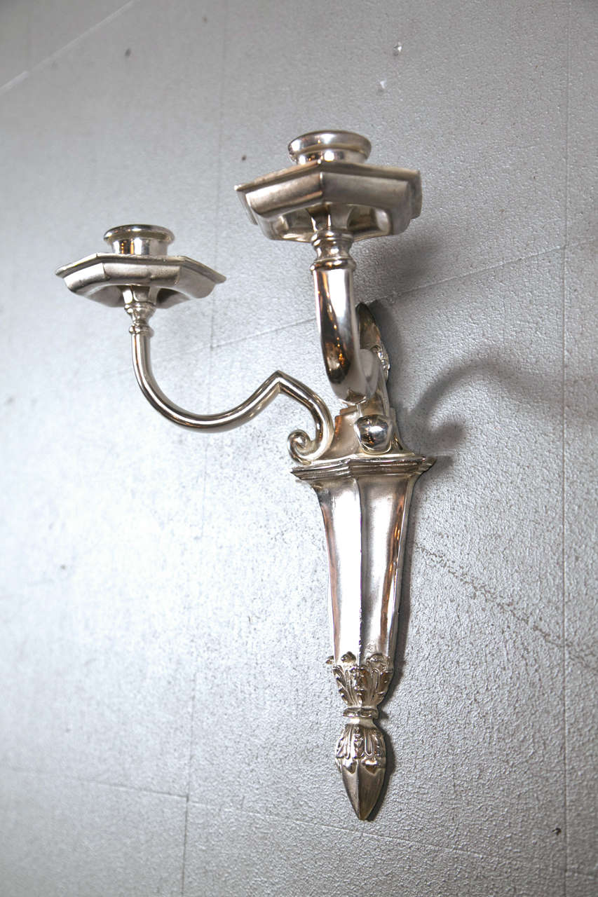 20th Century 8 pair of Caldwell sconces For Sale