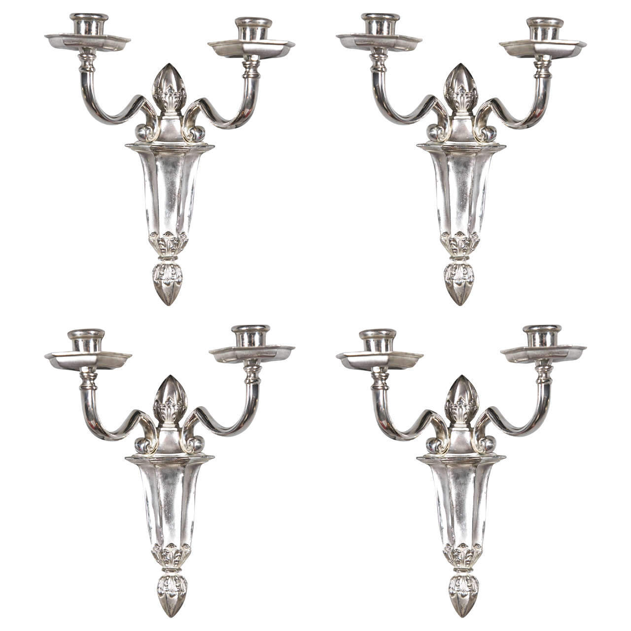 8 pair of Caldwell sconces For Sale