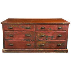 Antique Rustic Chest of Drawers