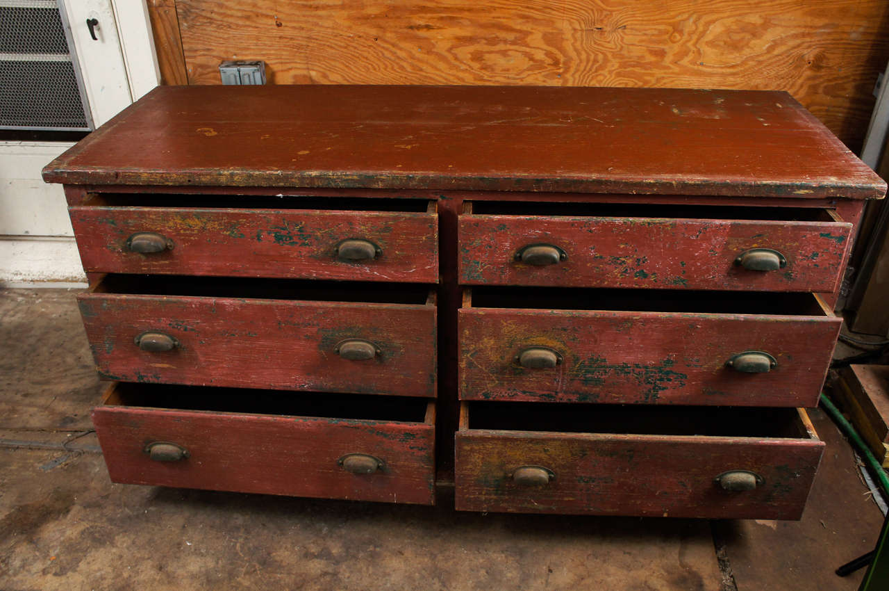 Primitive Rustic Chest of Drawers