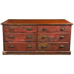 Rustic Chest of Drawers at 1stDibs