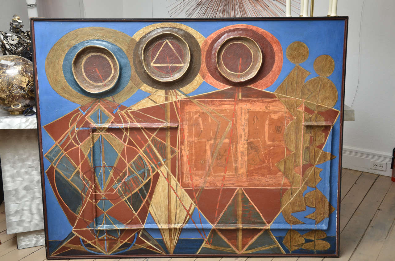 Framed Sculptural Wall Art at 1stdibs