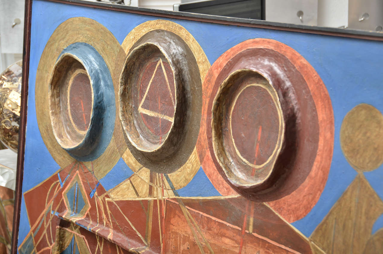 Framed Sculptural Wall Art at 1stdibs