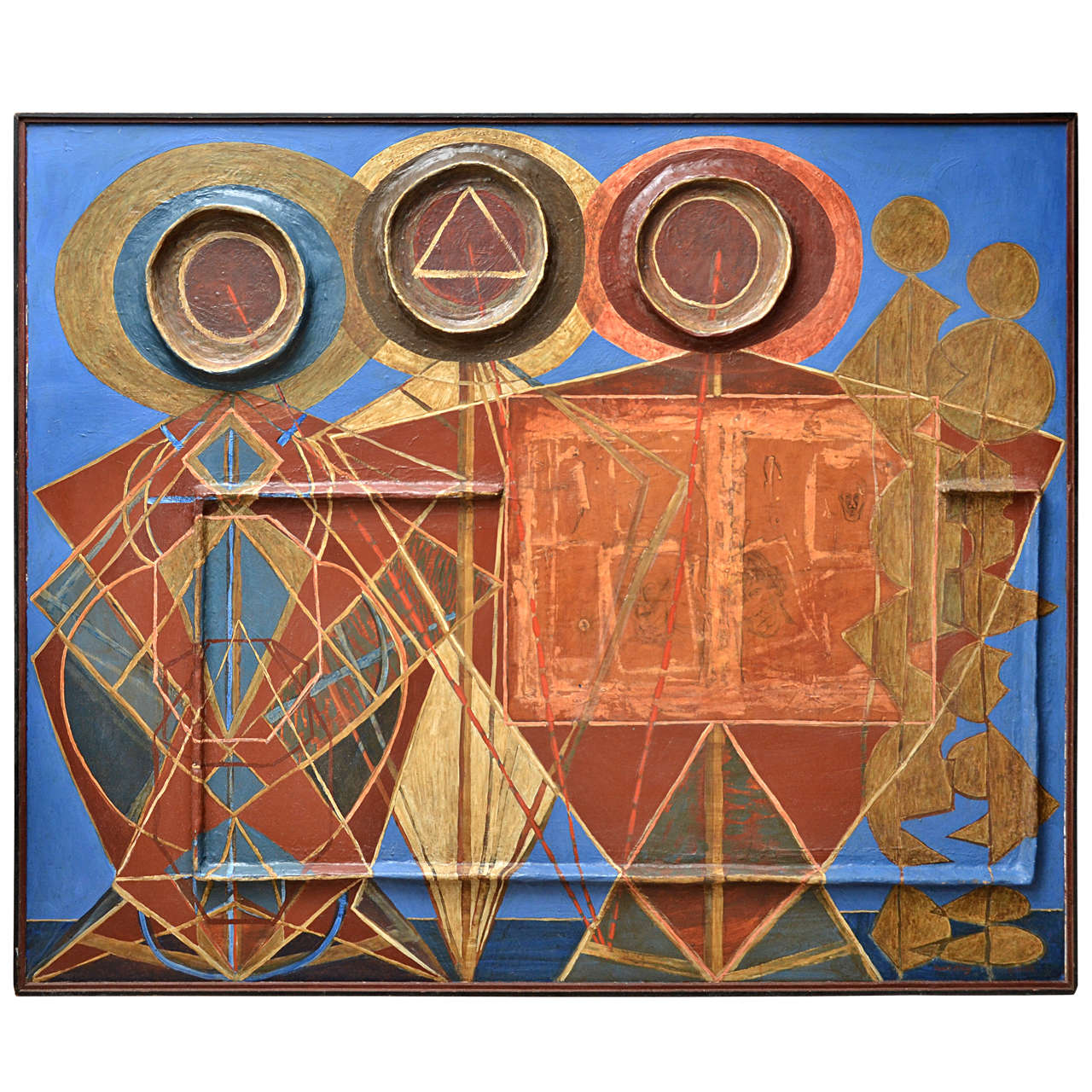 Framed Sculptural Wall Art at 1stdibs