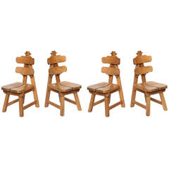 Set of chairs, France, c. 1960 4