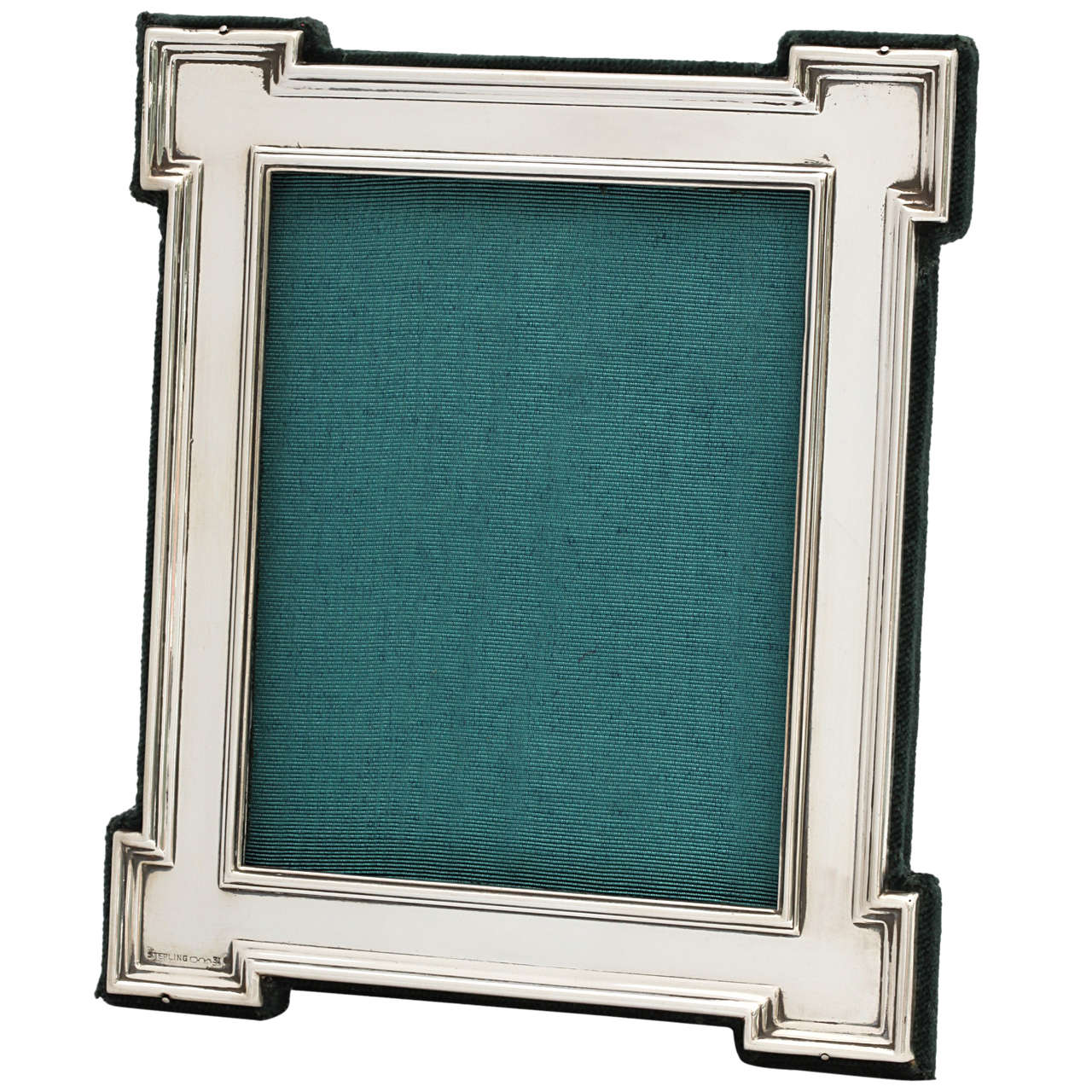 Unusual Art Deco Sterling Silver Picture Frame at 1stDibs