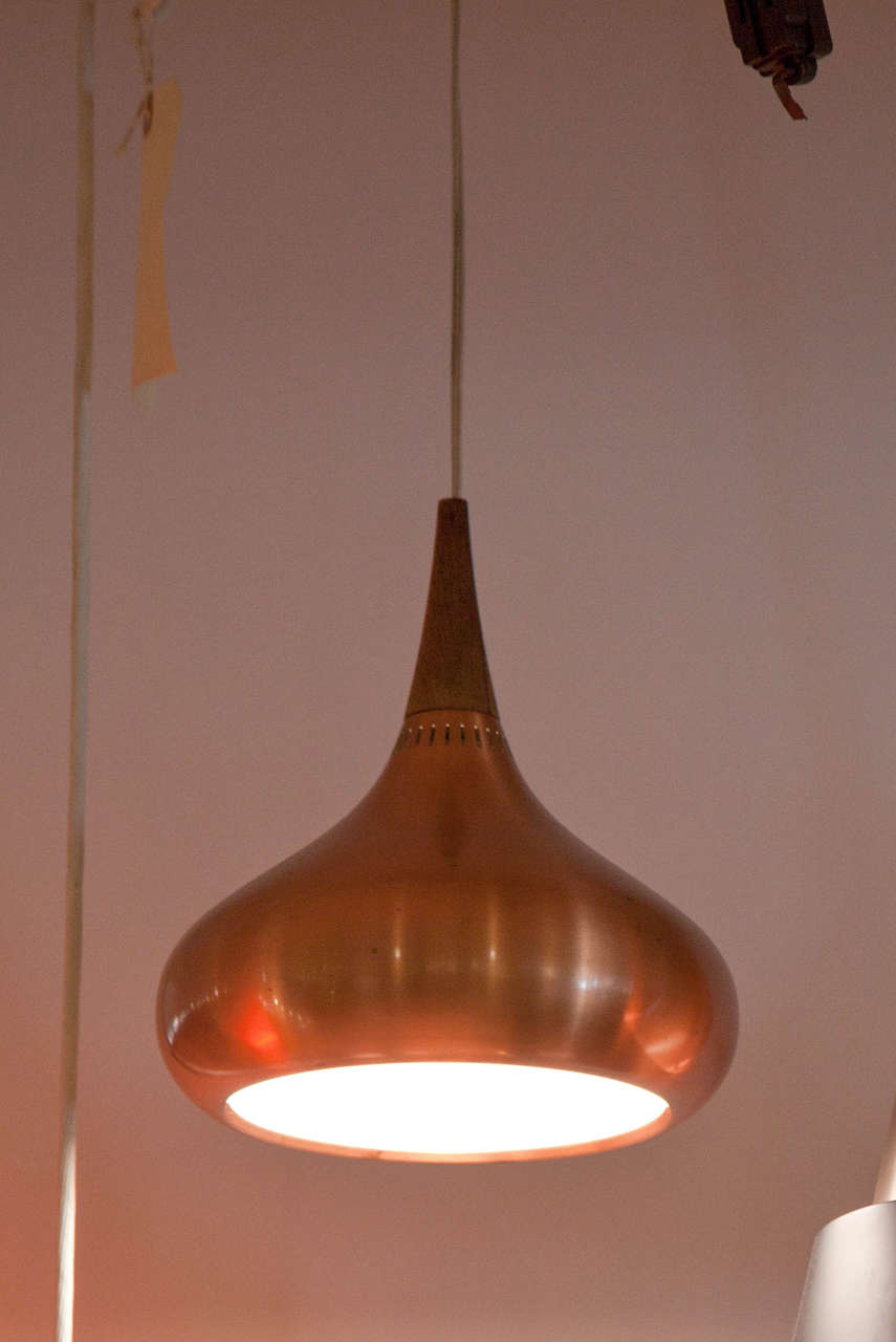 Scandinavian Modern Orient Copper Pendant by Jo Hammerborg for Fog and Morup