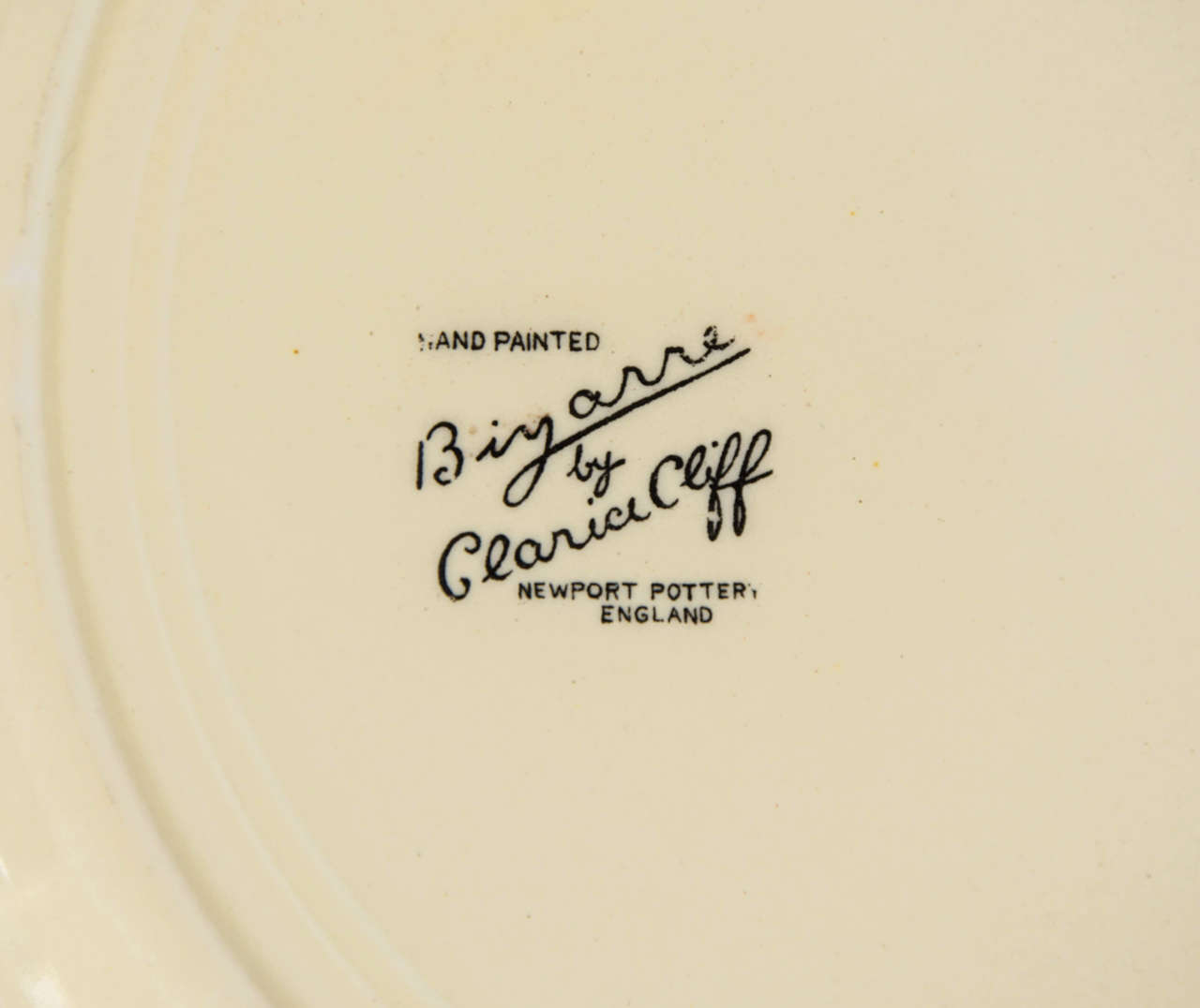 20th Century Clarice Cliff, Plate, Bizarre Range, 