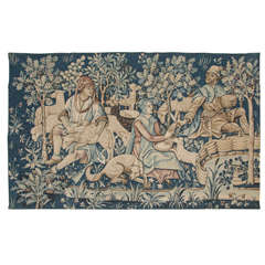 17th Century Style Inspired Flemish Tapestry, circa 1930s