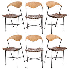 Set of Six Arthur Umanoff Side Chairs