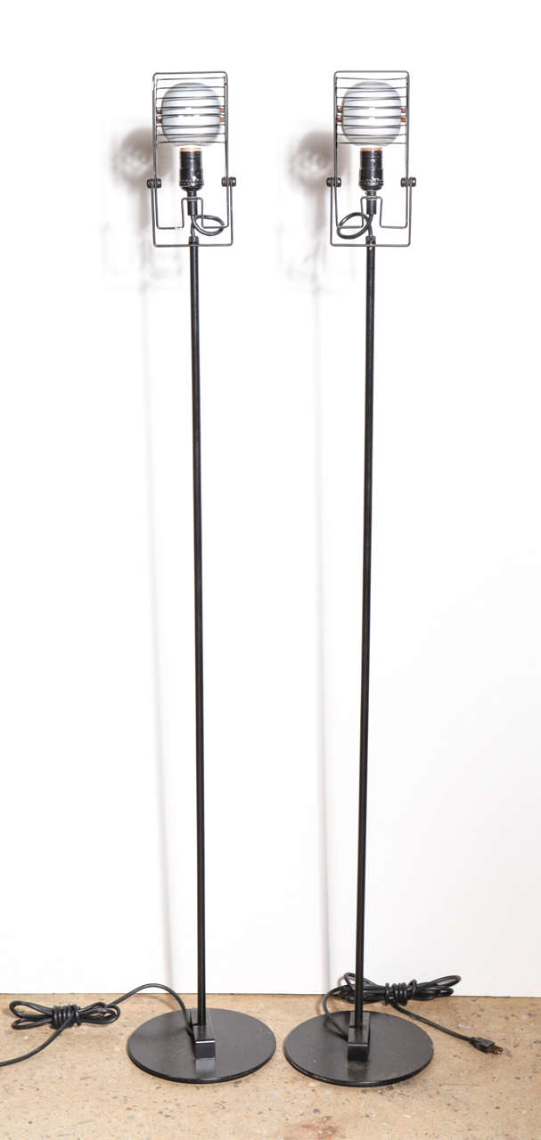 Modern Pair of Ernesto Gismondi for Artemide Sintesi Terra Floor Lamps