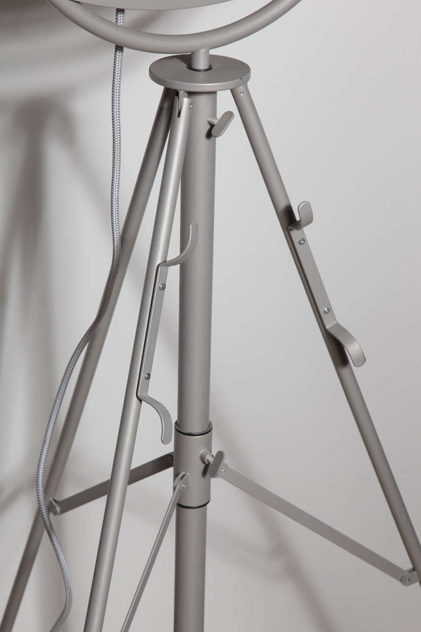 Aluminum Mariano Fortuny Floor Lamp