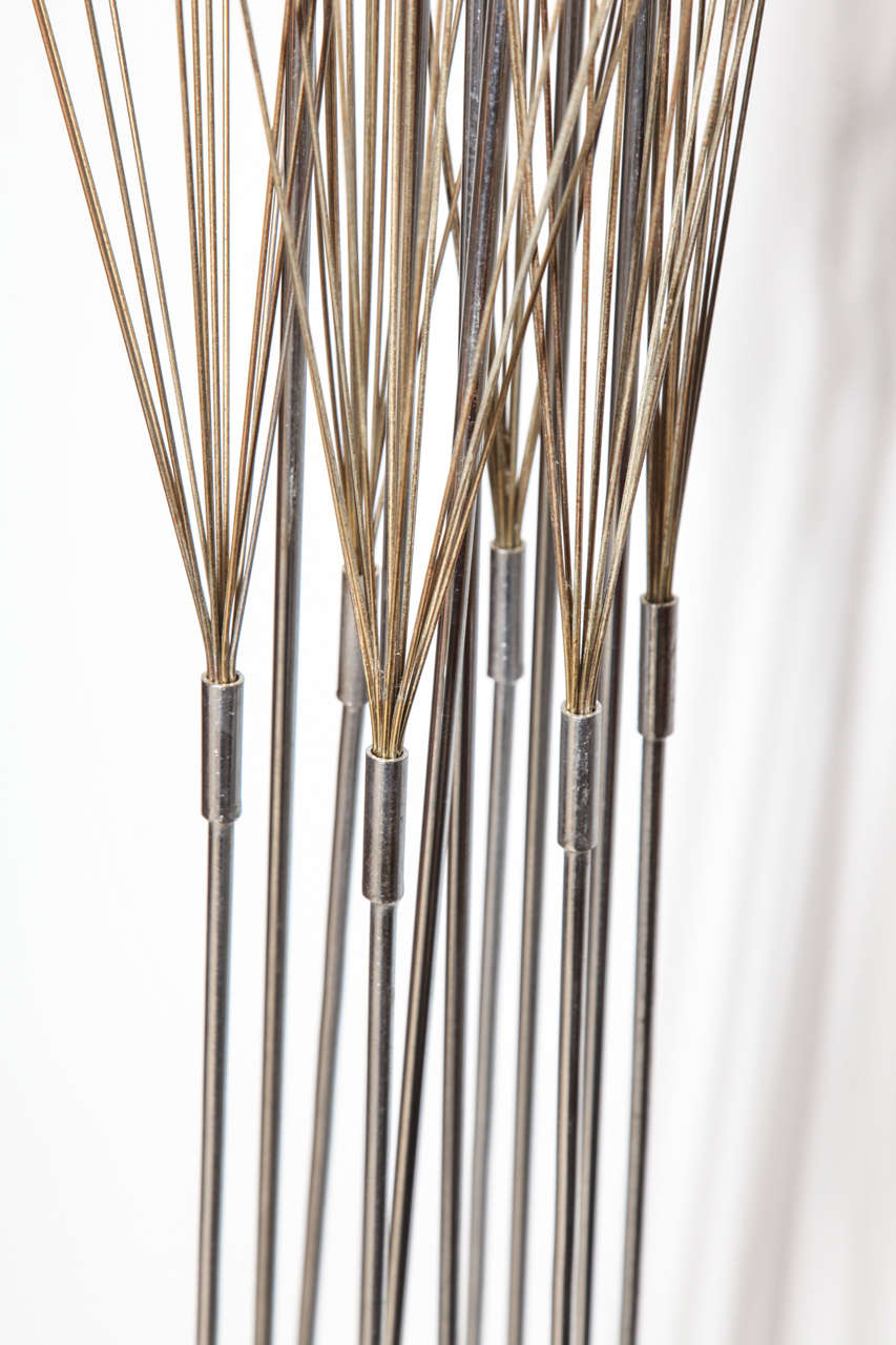 Curtis Jere Tall Brass & Chrome  Illuminating 