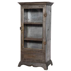 circa 1890 Time Clock Case with shelves