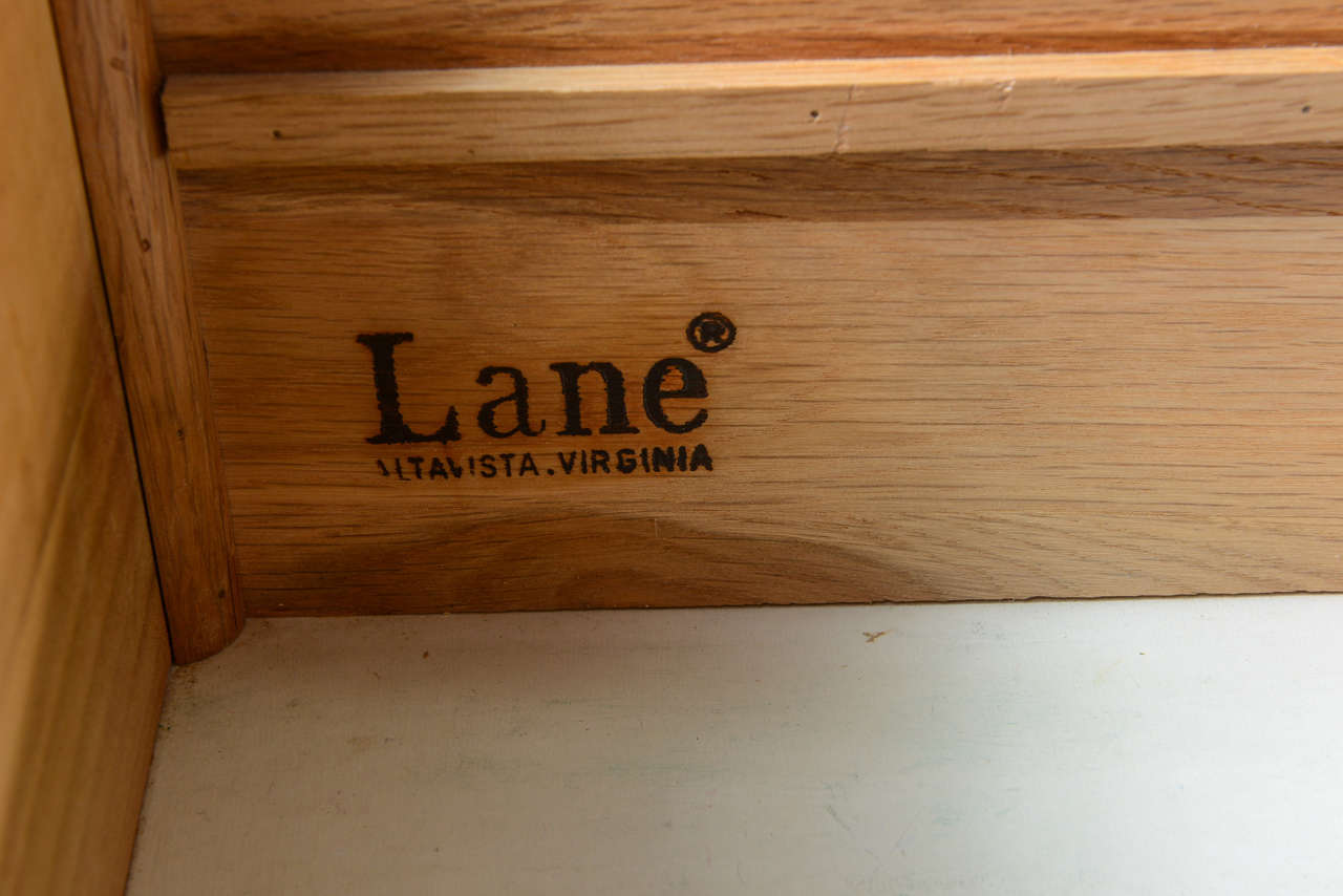 Broussin Commode en ronce de bois de Milo Baughman pour Lane:: États-Unis:: 1970