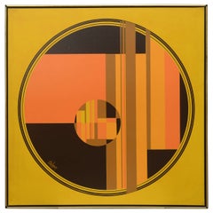 Dickinson Abstract Painting, 1960s, USA