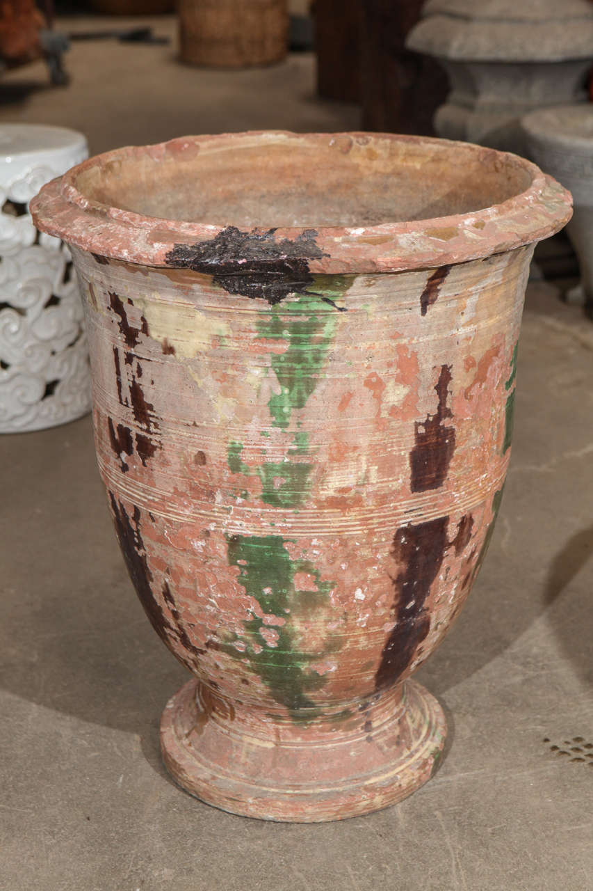 French Glazed Anduze Pot, circa 1900
