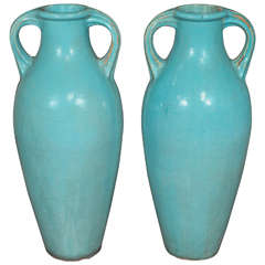 Pair of Galloway Terracotta Urns, 1920s