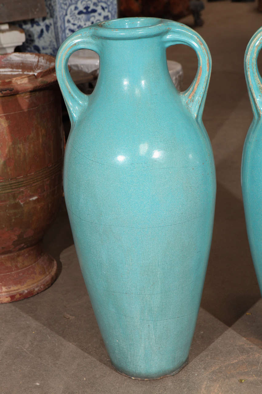 Pair of Galloway Terracotta Urns, 1920s at 1stDibs
