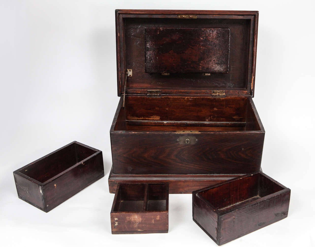19th Century Small Carpenter's Box c. 1900 For Sale