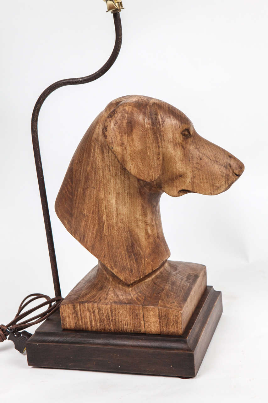 Limited Edition Jefferson West Private Label Dog Lamp In Good Condition For Sale In Culver City, CA