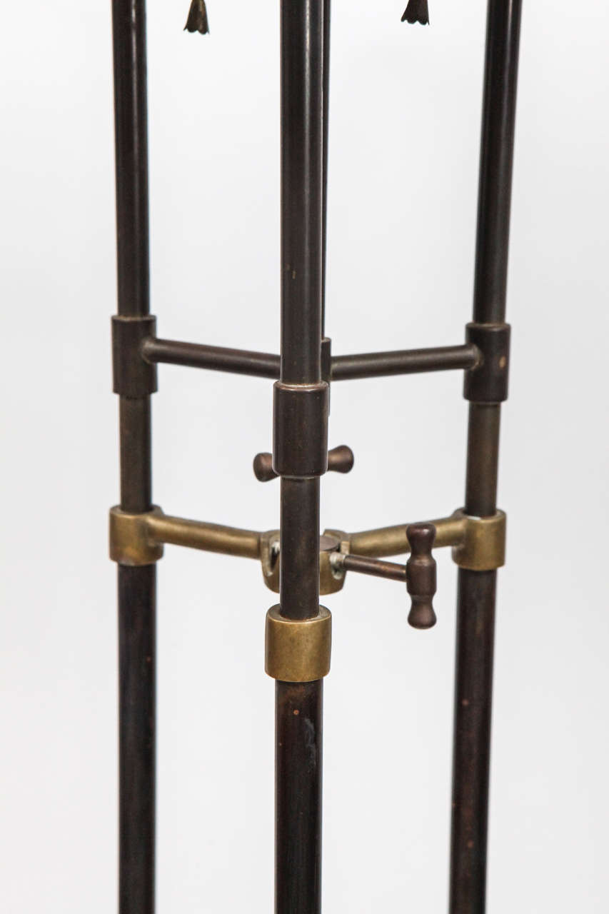 Brass 1960's Chapman floor lamp.
