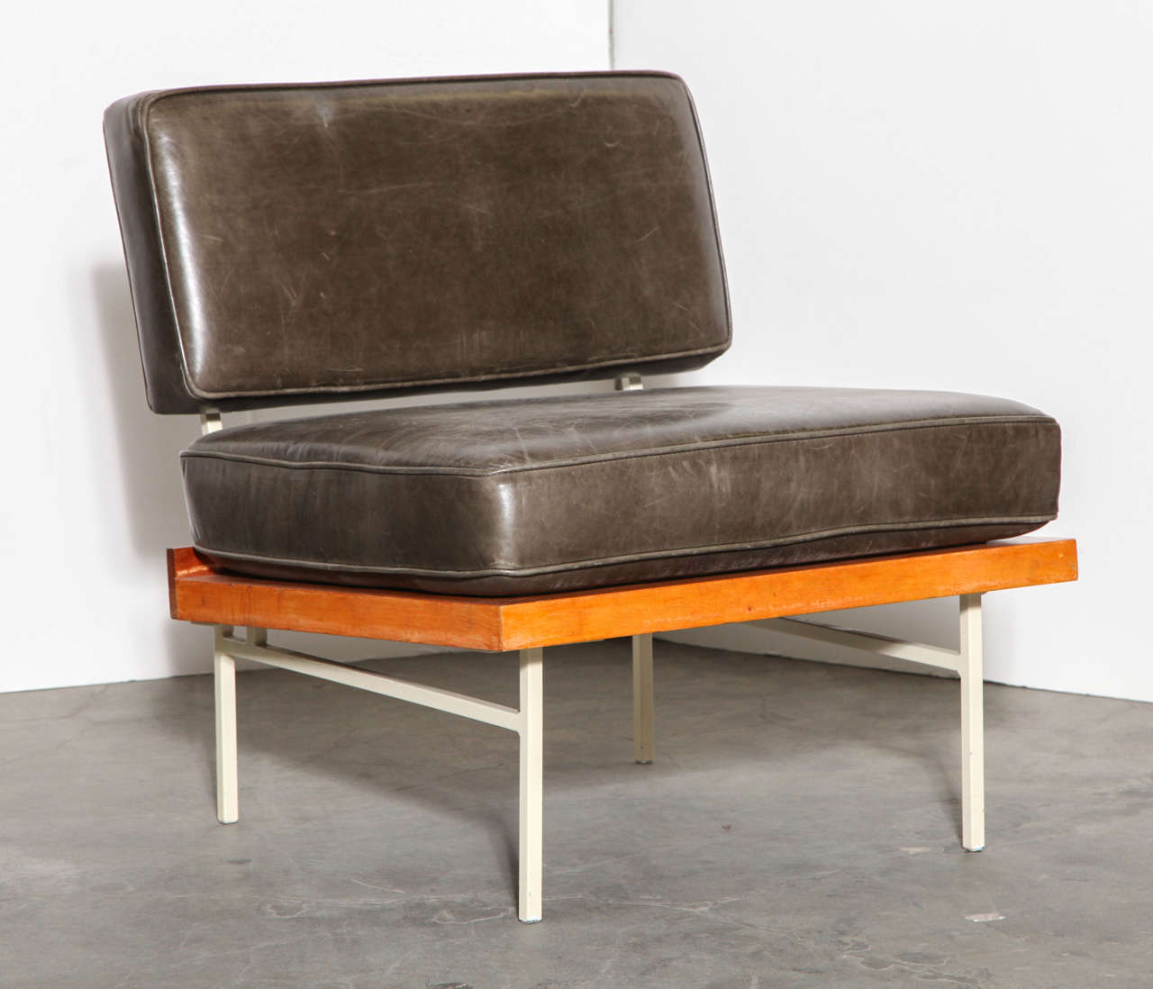 American Rare Mid-Century Prototype Armless Chairs