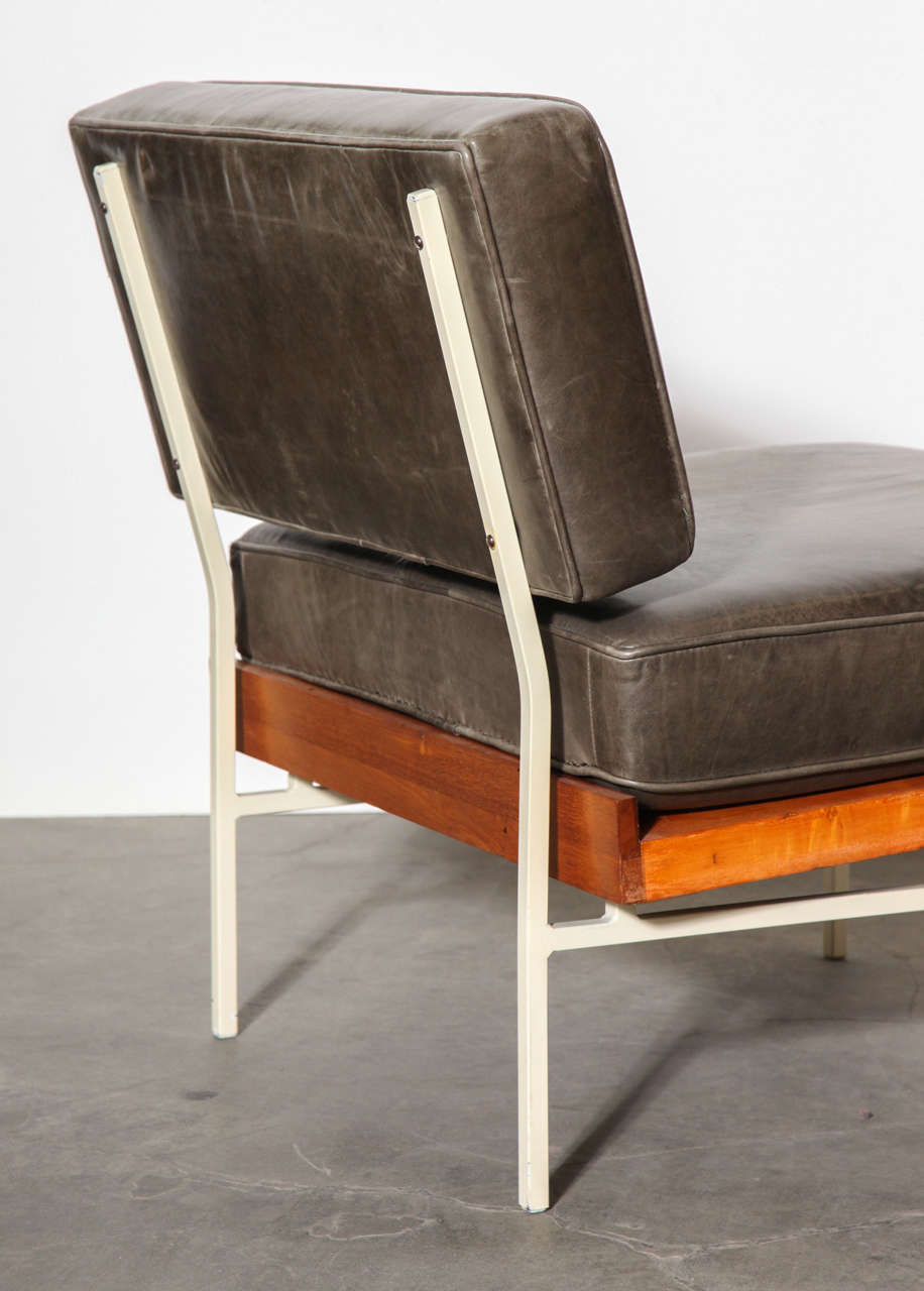 Rare Mid-Century Prototype Armless Chairs 1
