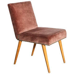 French Oak
Velvet Chair, c. 1940 French Oak
Velvet Chair, c. 1940