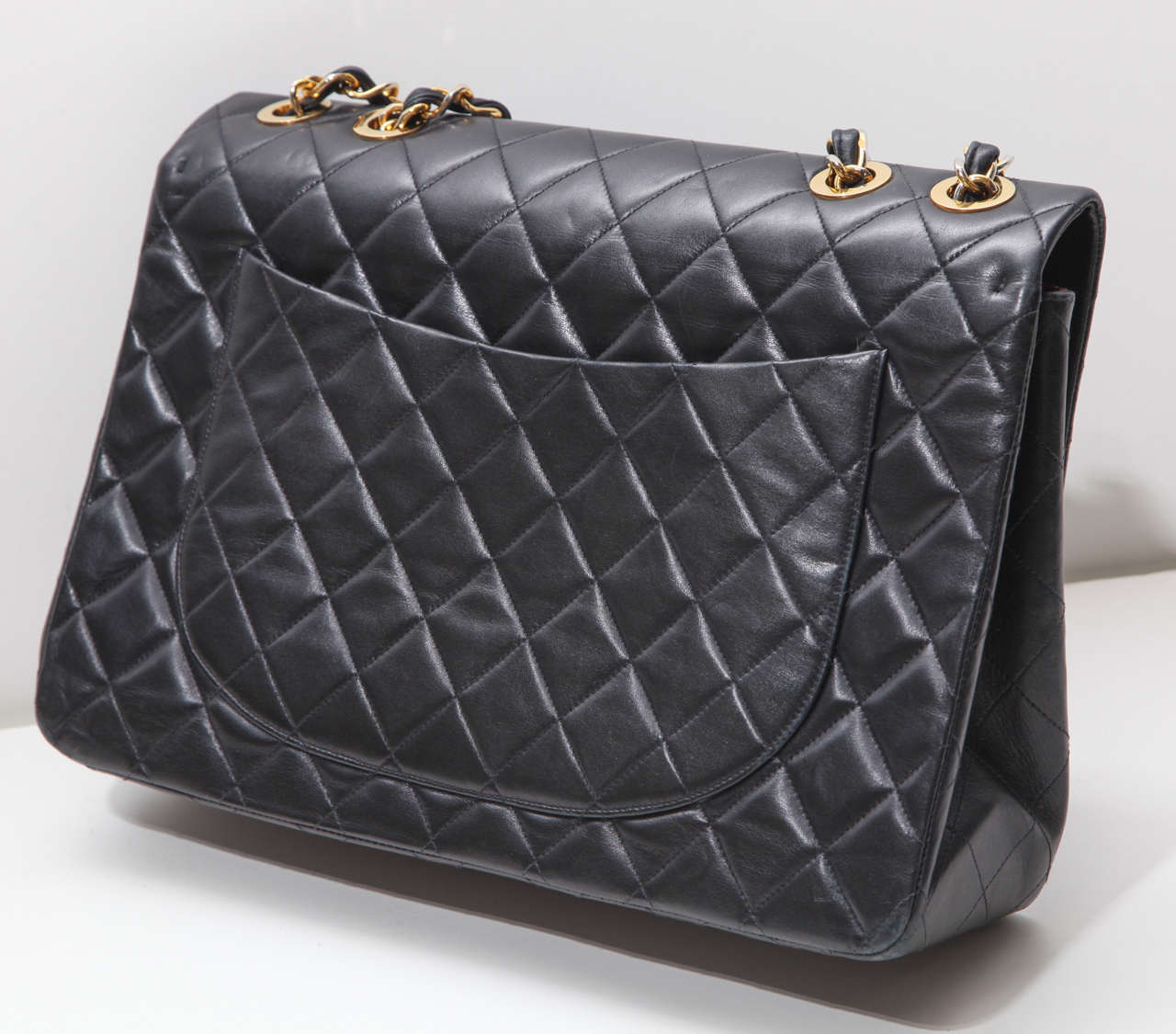 chanel large quilted flap bag