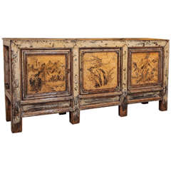 Antique Chinese Lacquer Sideboard