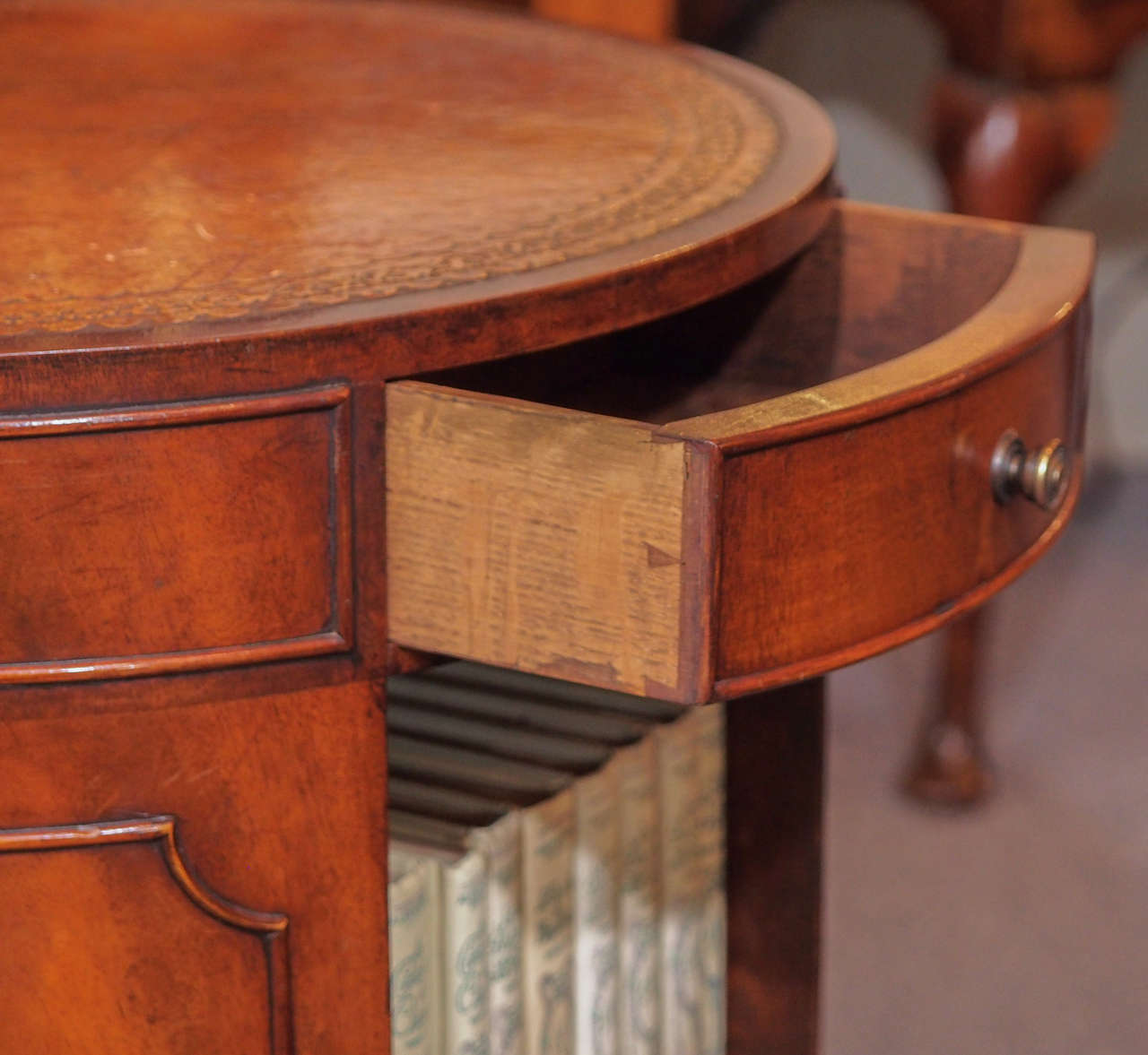 Old English Circular Revolving Bookcase at 1stDibs circular bookcase