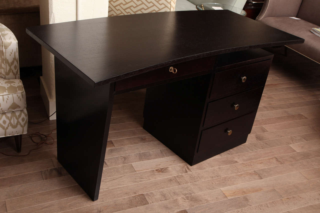 American Moderne Desk With Cantilever Top c. 1940's