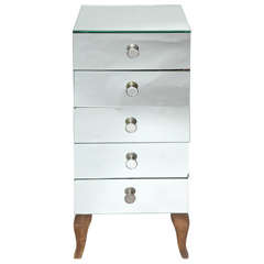 5 Drawer Mirrored Chest