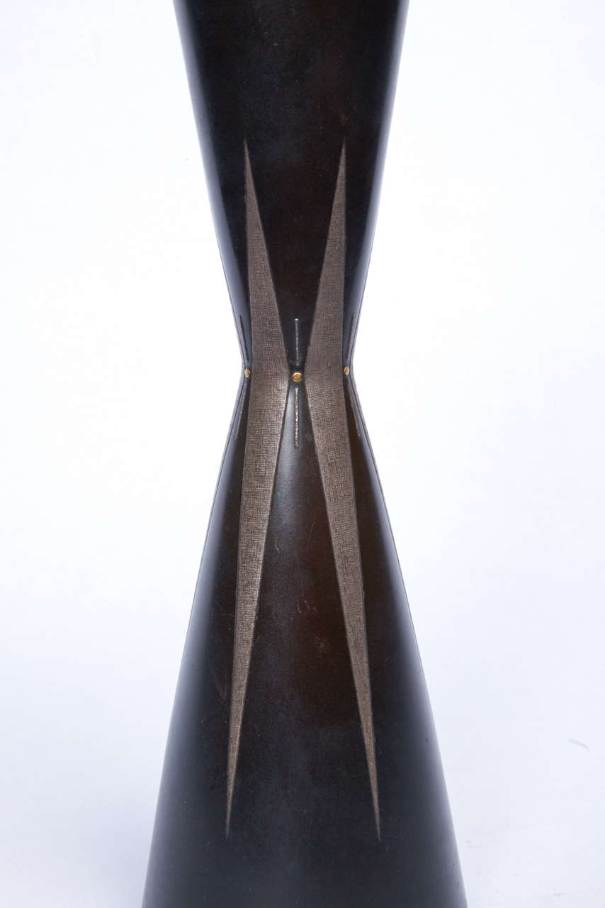20th Century, Japanese Bronze Vase For Sale 1