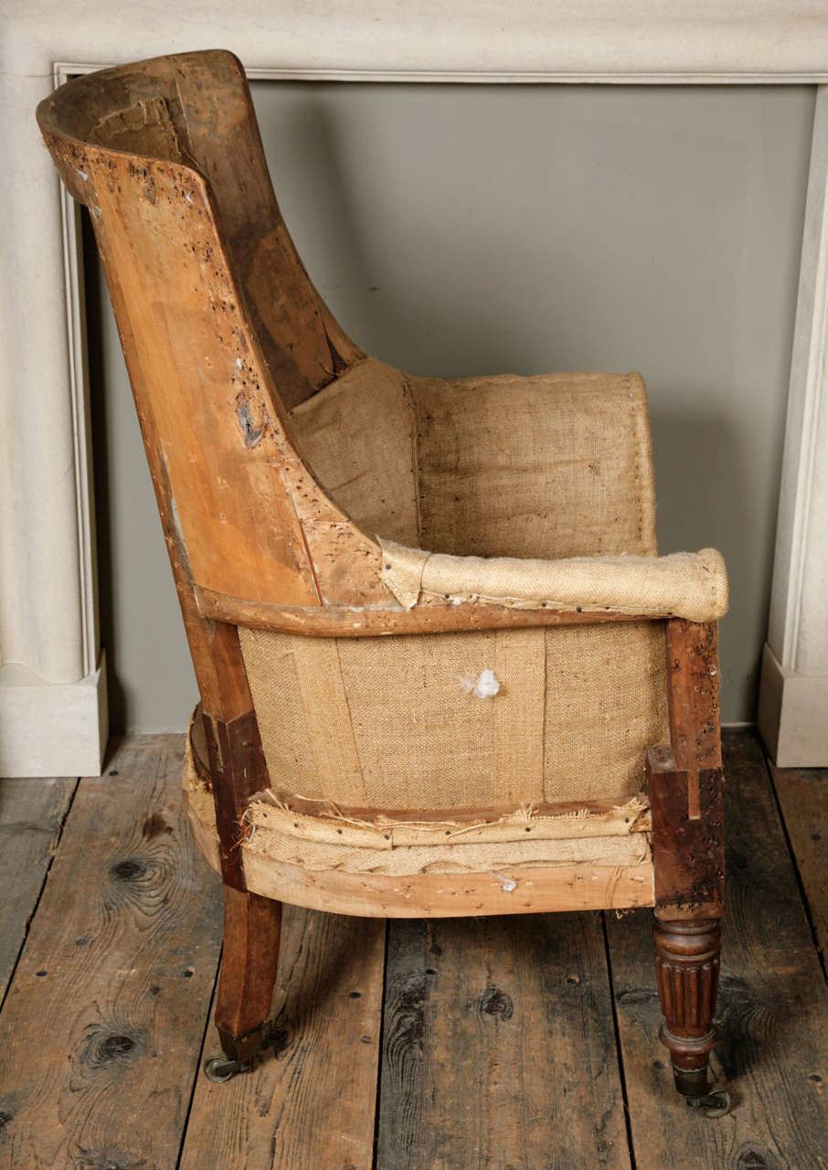 19th Century A William IV Mahogany Library Chair