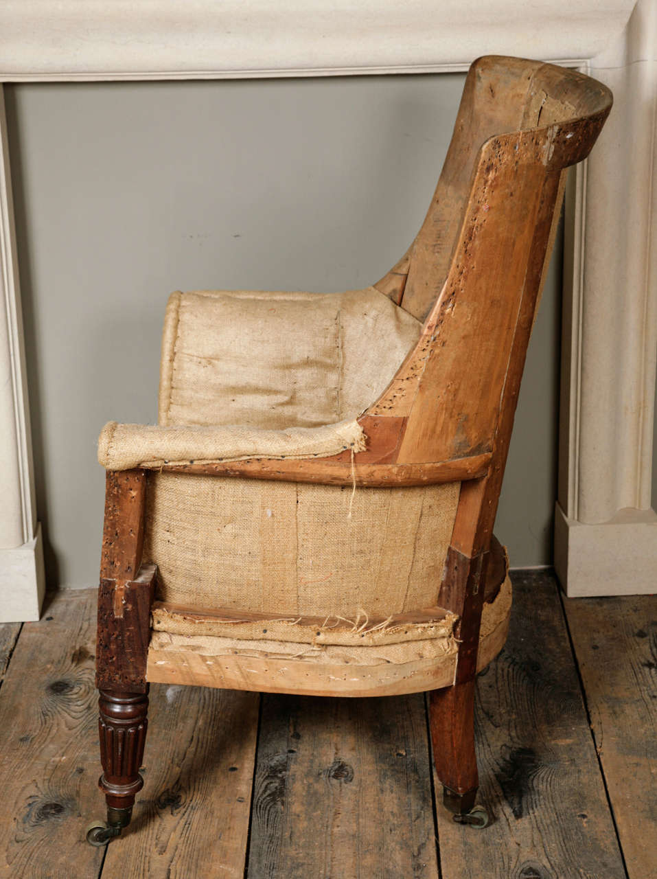 A William IV Mahogany Library Chair 2