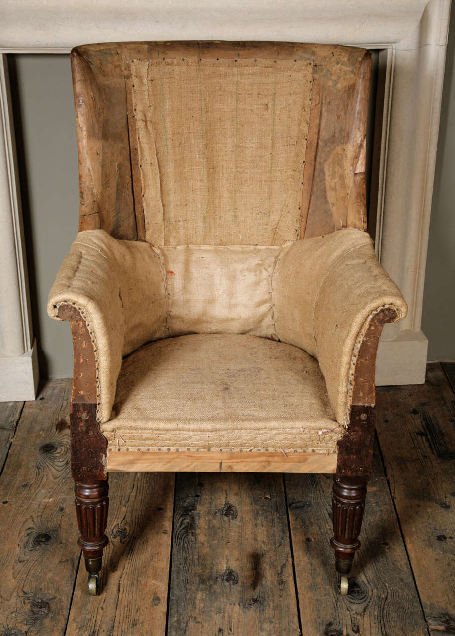 A William IV Mahogany Library Chair 3