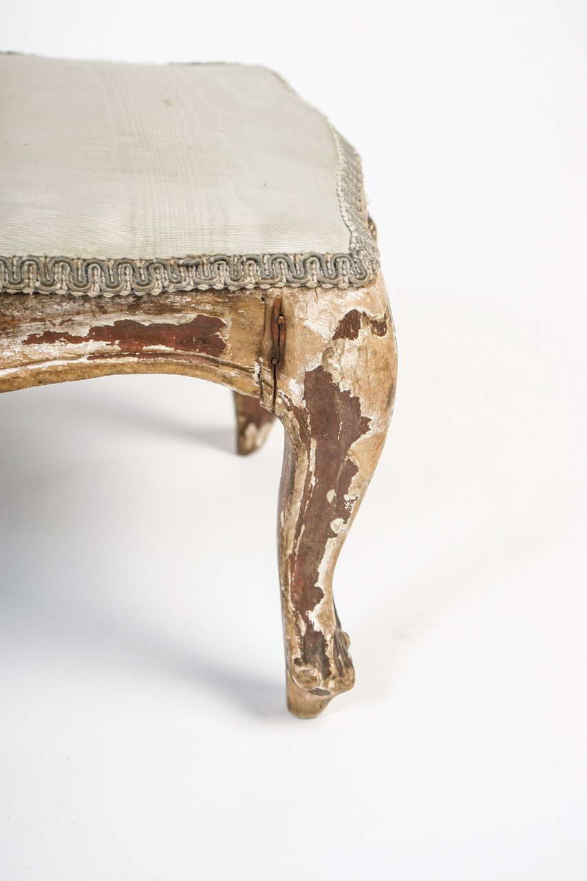 Carved 17th-18th Century Venetian Stools Formerly Owned by Pamela Harriman