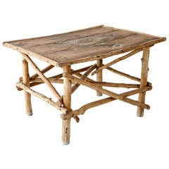 Vintage Twig Side Table