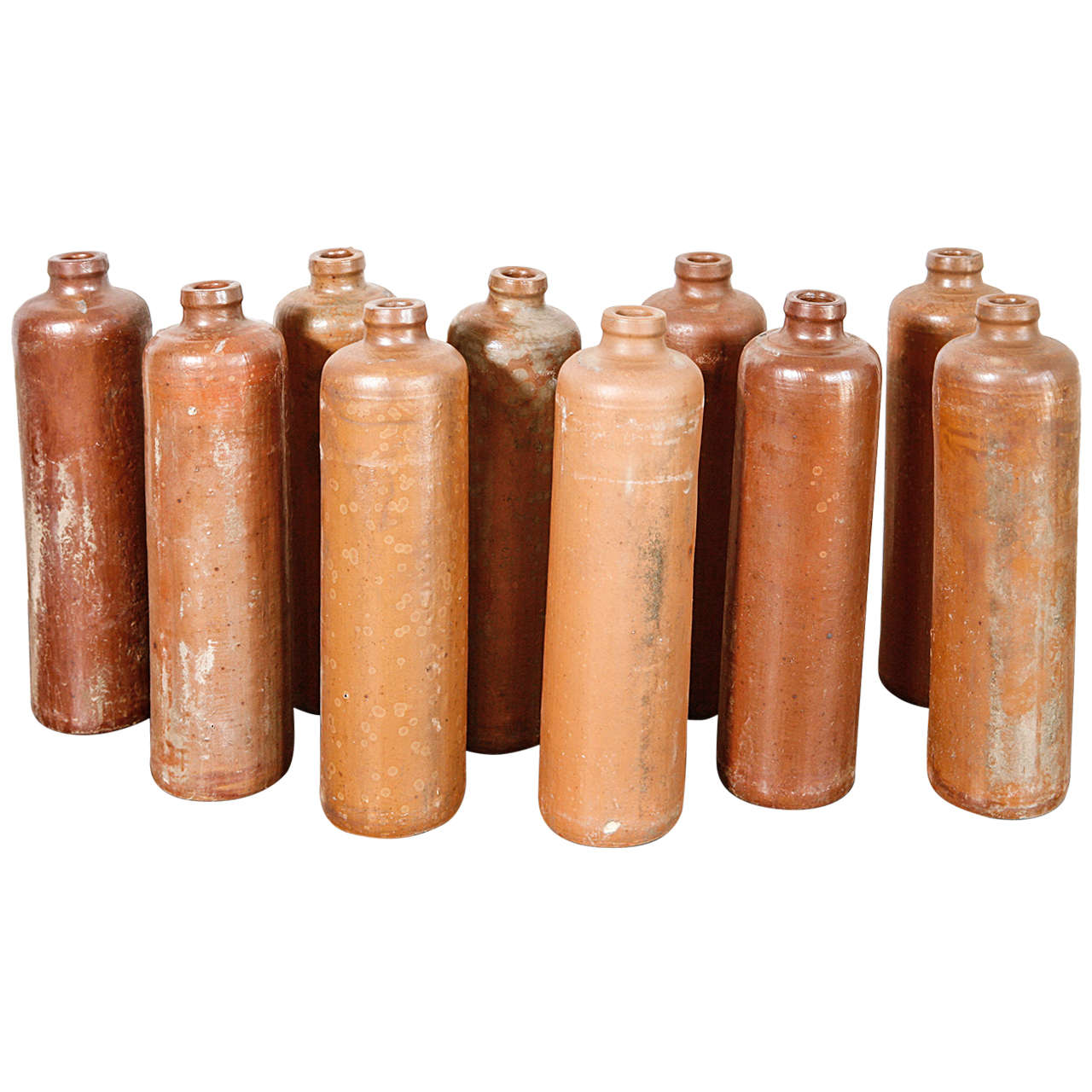 Vintage Terracotta Ceramic Bottles/Vases