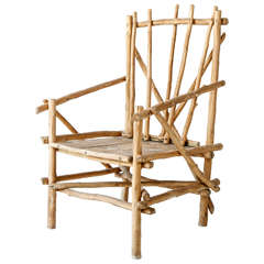 Vintage Twig Arm Chair